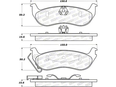 StopTech Street Brake Pads - 308.09320