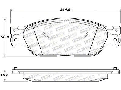 StopTech Street Brake Pads - 308.09330