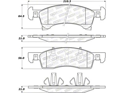 StopTech Street Brake Pads - 308.09340
