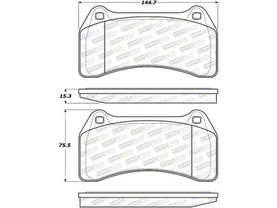 StopTech Street Brake Pads - 308.09380
