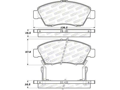 StopTech Street Brake Pads - 308.09480