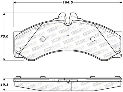 StopTech Street Brake Pads - 308.09490
