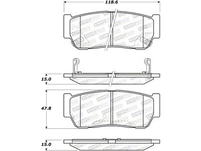 StopTech Street Brake Pads - 308.09541