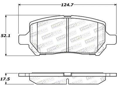 StopTech Street Brake Pads - 308.09560