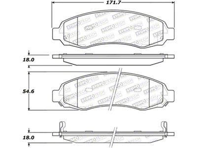 StopTech Street Brake Pads - 308.09620