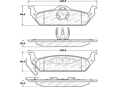 StopTech Street Brake Pads - 308.09630
