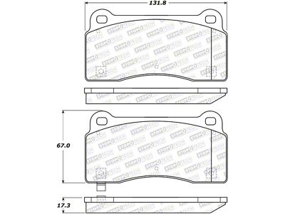 StopTech Street Brake Pads - 308.09680