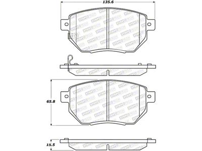 StopTech Street Brake Pads - 308.09691