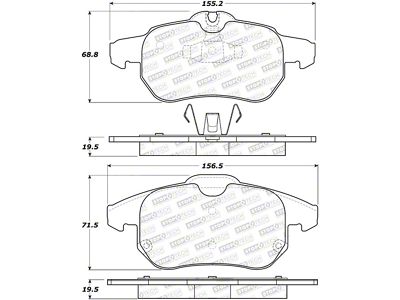StopTech Street Brake Pads - 308.09720