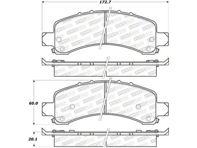 StopTech Street Brake Pads - 308.09740