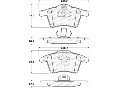 StopTech Street Brake Pads - 308.09790