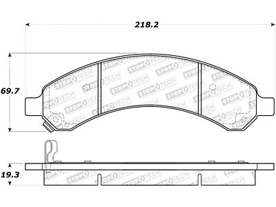 StopTech Street Brake Pads - 308.09890