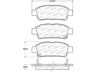 StopTech Street Brake Pads - 308.09950