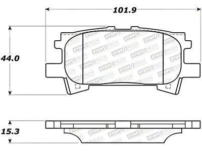 StopTech Street Brake Pads - 308.09960
