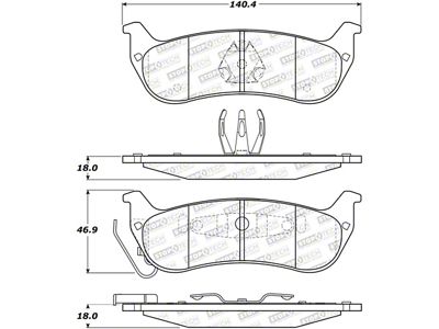 StopTech Street Brake Pads - 308.09980