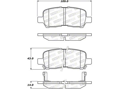 StopTech Street Brake Pads - 308.09990