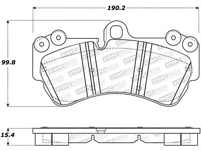StopTech Street Brake Pads - 308.10070
