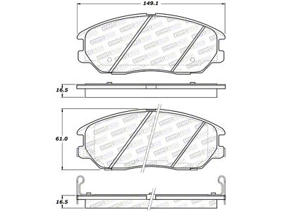 StopTech Street Brake Pads - 308.10130