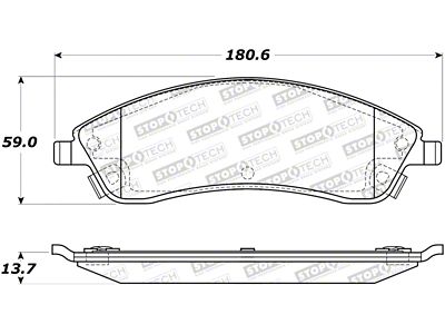 StopTech Street Brake Pads - 308.10190