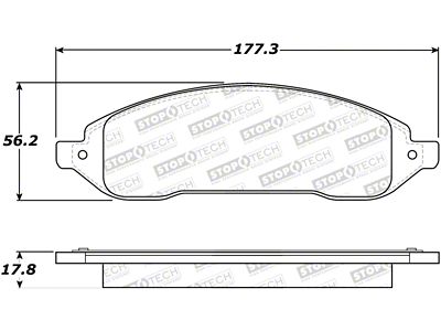 StopTech Street Brake Pads - 308.10220