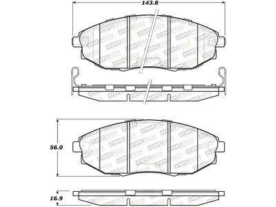 StopTech Street Brake Pads - 308.10310