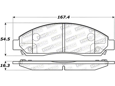 StopTech Street Brake Pads - 308.10390