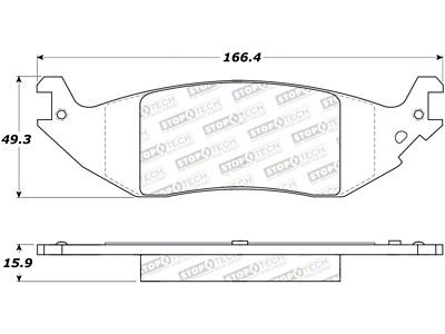 StopTech Street Brake Pads - 308.10460