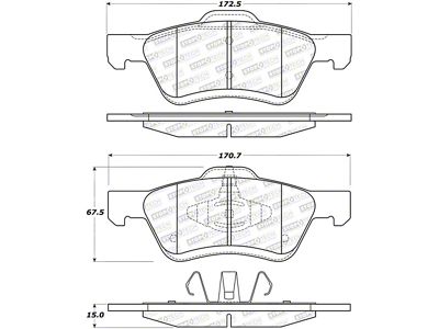 StopTech Street Brake Pads - 308.10470