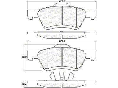 StopTech Street Brake Pads - 308.10471