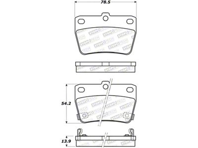 StopTech Street Brake Pads - 308.10510
