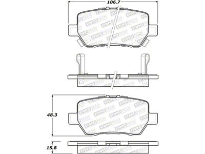 StopTech Street Brake Pads - 308.10900