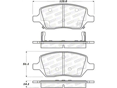 StopTech Street Brake Pads - 308.10930