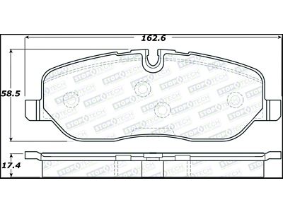 StopTech Street Brake Pads - 308.10980