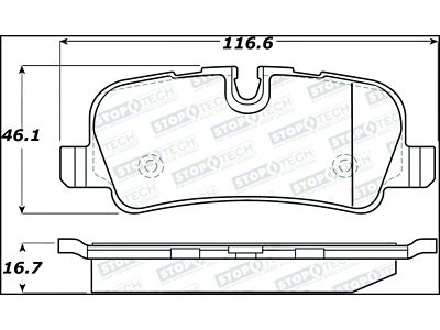StopTech Street Brake Pads - 308.10990