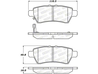 StopTech Street Brake Pads - 308.11010
