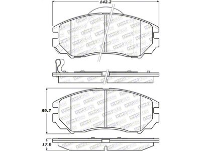 StopTech Street Brake Pads - 308.11040