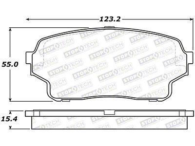 StopTech Street Brake Pads - 308.11050
