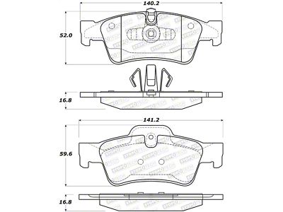 StopTech Street Brake Pads - 308.11220