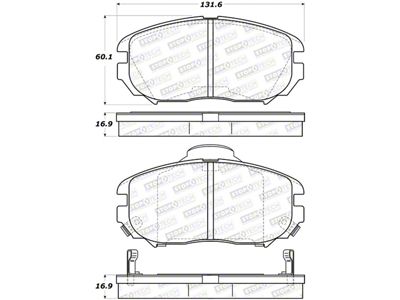 StopTech Street Brake Pads - 308.11250