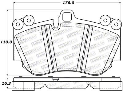 StopTech Street Brake Pads - 308.11300