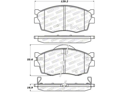StopTech Street Brake Pads - 308.11560