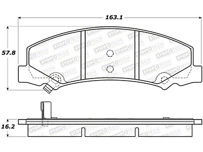 StopTech Street Brake Pads - 308.11590