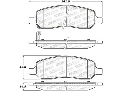 StopTech Street Brake Pads - 308.11720