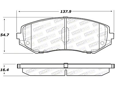StopTech Street Brake Pads - 308.11880