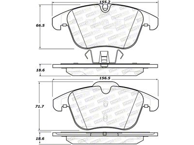 StopTech Street Brake Pads - 308.12410