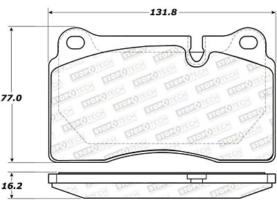 StopTech Street Brake Pads - 308.12630