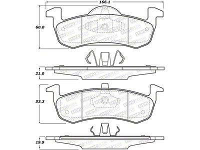 StopTech Street Brake Pads - 308.12790