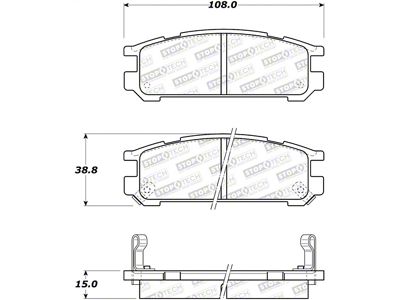 StopTech Street Brake Pads - 308.04710
