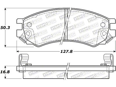 StopTech Street Brake Pads - Front - 308.05070