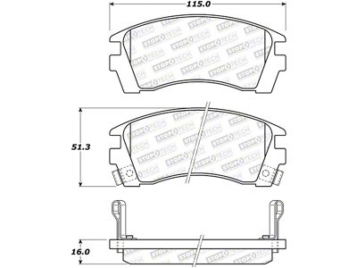 StopTech Street Brake Pads - Front - 308.05090